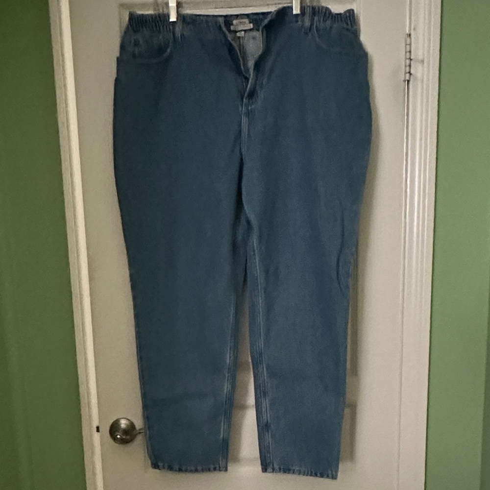 L.L. Bean Women's Straight Leg Blue Jeans
